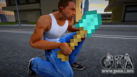 Minecraft Shovel para GTA San Andreas