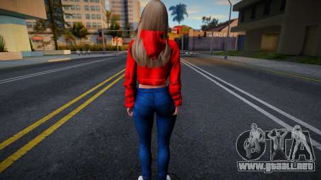 DOAXVV Amy - Fashion Casual V2 Crop Hoodie Supre para GTA San Andreas
