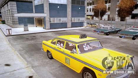 Maratón Checker 1977 Taxi V.1 para GTA 4