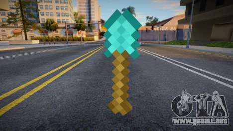 Minecraft Shovel para GTA San Andreas