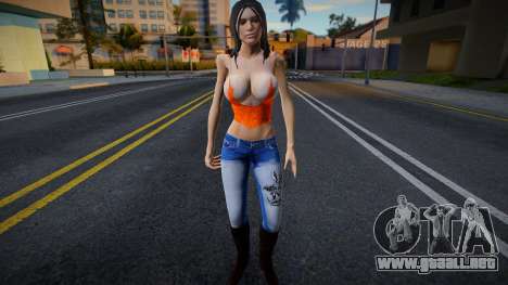Excella Girlfriend Mod v2 para GTA San Andreas