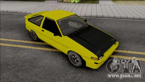 Toyota Sprinter AE86 Impak Maksima para GTA San Andreas