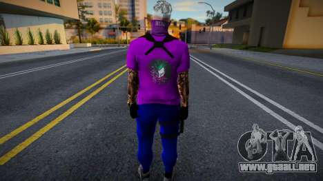 Joker GanG Skin v3 para GTA San Andreas