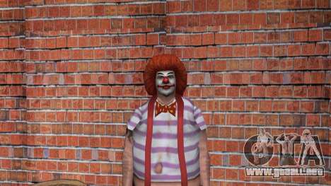 Clown from San Andeas para GTA Vice City