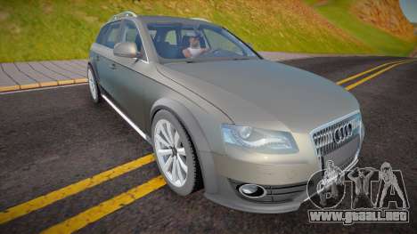 Audi A4 Allroad carrocería B8 para GTA San Andreas