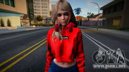 DOAXVV Amy - Fashion Casual V2 Crop Hoodie Supre para GTA San Andreas