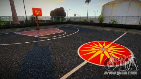 Macedonian Basket Court at Playa del Seville HQ para GTA San Andreas