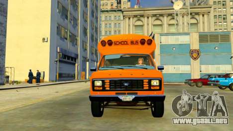 Ford Econoline E-350 1986 Autobús Escolar V.3 para GTA 4