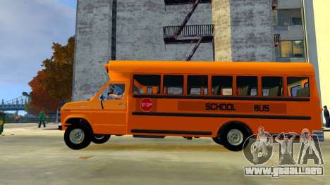 Ford Econoline E-350 1986 Autobús Escolar V.3 para GTA 4