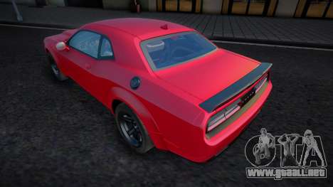 Dodge Challenger SRT Demon (Briliant) para GTA San Andreas