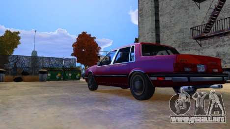 1984 Chevrolet Celebrity Sedán para GTA 4