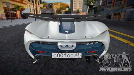Koenigsegg Jesko (Briliant) para GTA San Andreas
