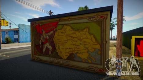 Independent Macedonia Mural (LQ 256x128) para GTA San Andreas