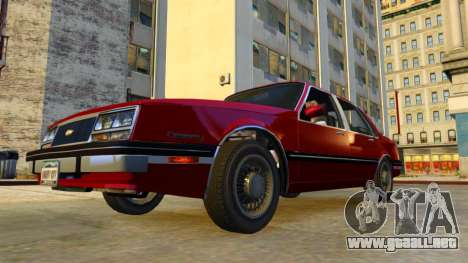 1984 Chevrolet Celebrity Sedán para GTA 4