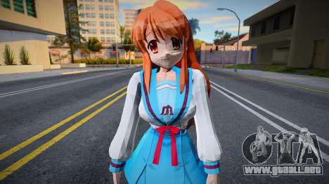 Mikuru Asahina (School Outfit) from The Melancho para GTA San Andreas