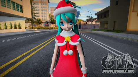 PDFT Hatsune Miku Christmas para GTA San Andreas