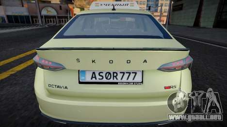 Centro de formación Skoda Octavia RS 2020 para GTA San Andreas
