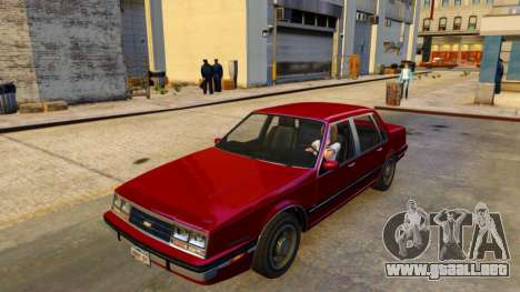 1984 Chevrolet Celebrity Sedán para GTA 4