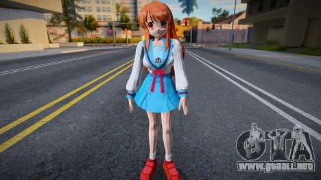 Mikuru Asahina (School Outfit) from The Melancho para GTA San Andreas