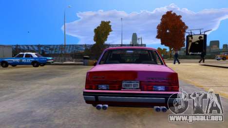 1984 Chevrolet Celebrity Sedán para GTA 4