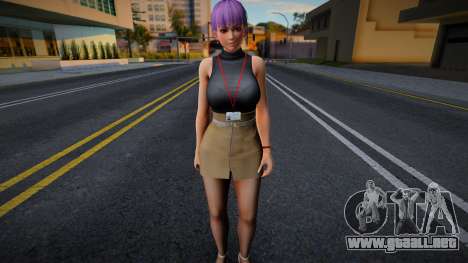 DOAXVV Ayane - Yom Office Wear para GTA San Andreas