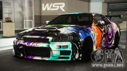 Nissan Skyline R34 GTR V-Spec II S4 para GTA 4