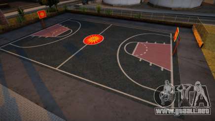 Macedonian Basket Court at Playa del Seville LQ para GTA San Andreas