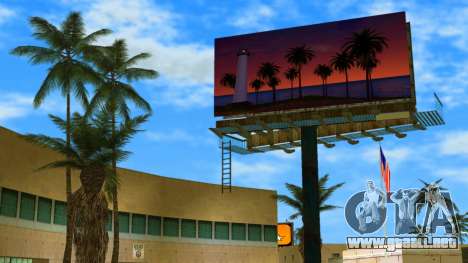 Atardecer en Vice City (pantalla de GTA Trilogy) para GTA Vice City