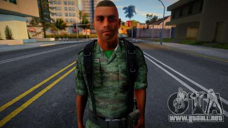 Soldado de las Fuerzas Blindadas de México para GTA San Andreas