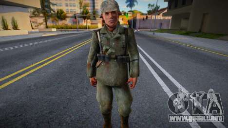 Soldado de la Wehrmacht V2 para GTA San Andreas