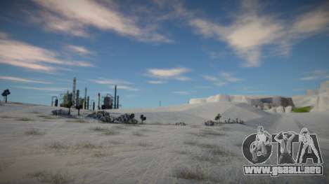 Nieve en el desierto para GTA San Andreas