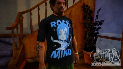 Rock of Mind Shirt para GTA San Andreas