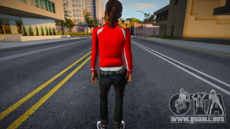 Zoe (Nike Elite Red) de Left 4 Dead para GTA San Andreas