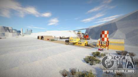 Nieve en el desierto para GTA San Andreas