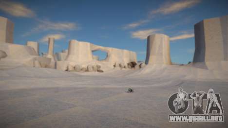 Nieve en el desierto para GTA San Andreas