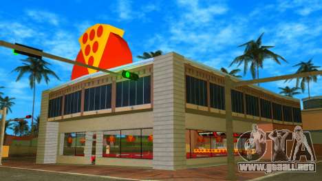 Nuevas texturas de pizzería para GTA Vice City