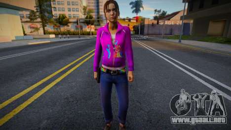Zoe (Púrpura) de Left 4 Dead para GTA San Andreas