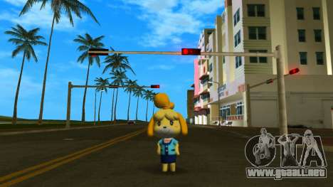 Isabelle from Animal Crossing (Blue) para GTA Vice City