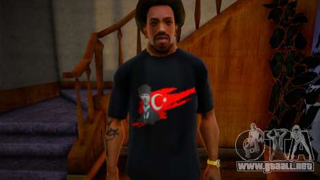 Mustafa Kemal Ataturk V2 T-Shirt para GTA San Andreas