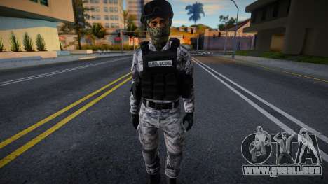 Soldado de la Guardia Nacional de México v2 para GTA San Andreas