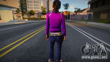 Zoe (Púrpura) de Left 4 Dead para GTA San Andreas