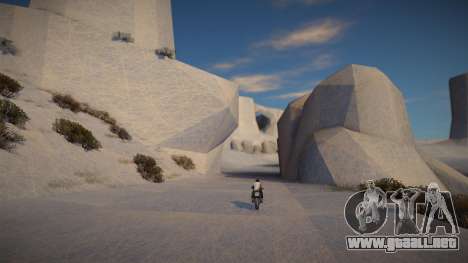 Nieve en el desierto para GTA San Andreas