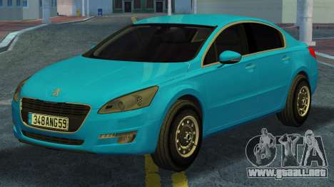 Peugeot 508 HDi 2011 para GTA Vice City