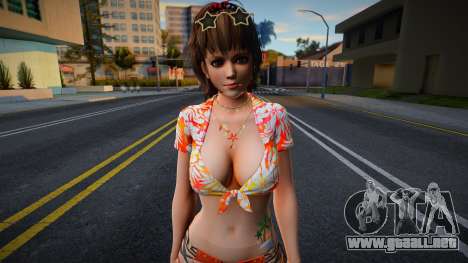 DOAXVV Hitomi - Loco Moco Vacation para GTA San Andreas