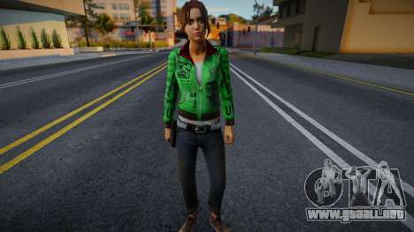 Zoe (Verde) de Left 4 Dead para GTA San Andreas