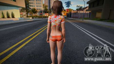 DOAXVV Hitomi - Loco Moco Vacation para GTA San Andreas