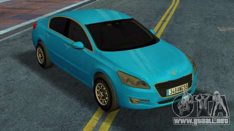 Peugeot 508 HDi 2011 para GTA Vice City