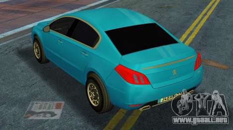 Peugeot 508 HDi 2011 para GTA Vice City