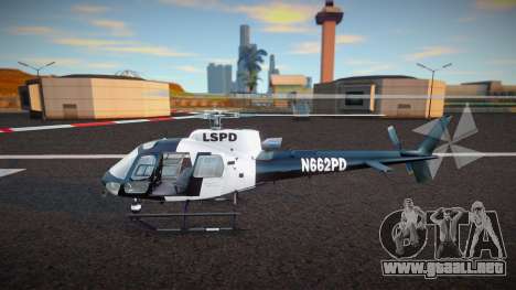 LAPD Eurocopter AS350 para GTA San Andreas