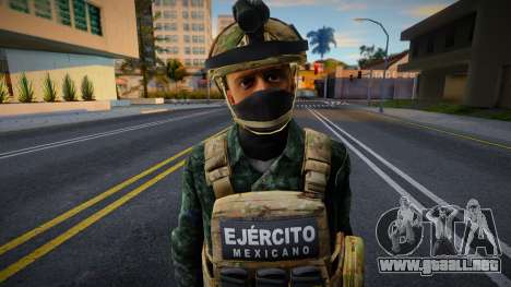 Soldado del Cuerpo de Fuerzas Especiales de Méxi para GTA San Andreas